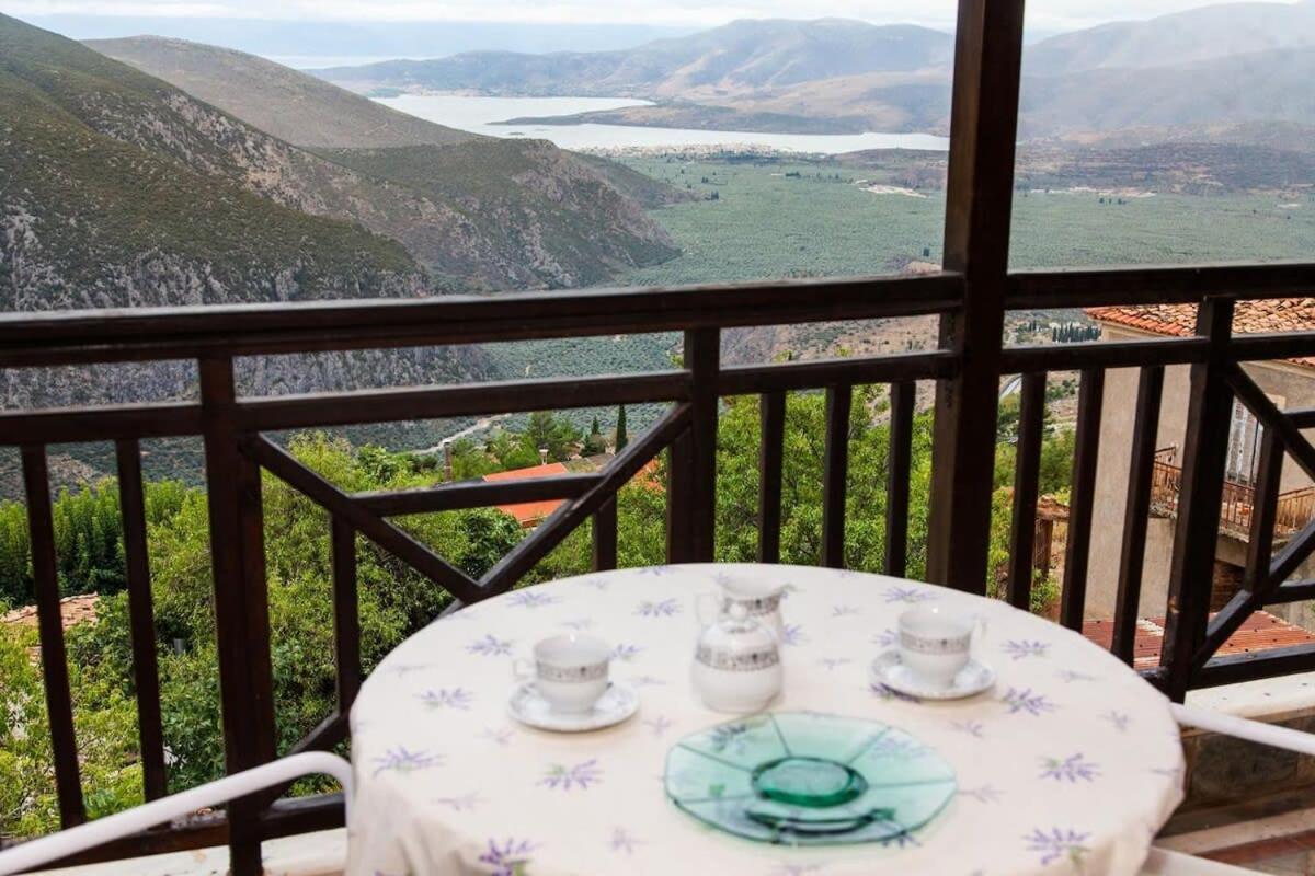 Apollon Stone Villa In Delphi With Breathtaking Views Exterior photo